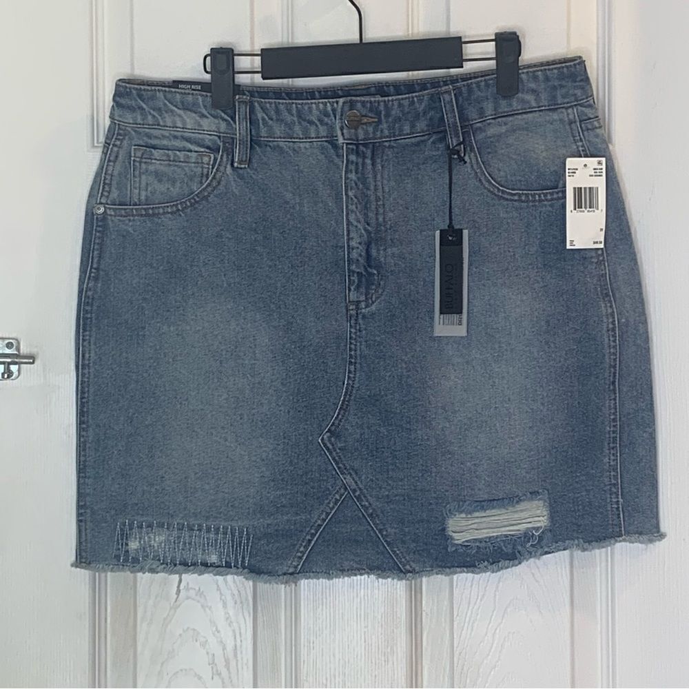 Buffalo David Bitton Ivy High Rise Distressed Skirt Size 31/12